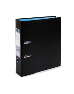 Папка регистратор А4 карман картон черный голубой ЕС100262108 Expert complete