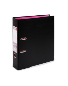 Папка регистратор А4 карман картон черный розовый ЕС100262113 Expert complete
