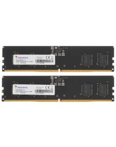 Комплект памяти DDR5 DIMM 16Gb 2x8Gb 4800MHz CL40 1 1V AD5U48008G DT Retail Adata