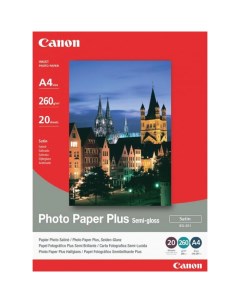 Фотобумага A4 260 г м глянцевая 20 листов односторонняя SG 201 1686B021 для струйной печати Canon