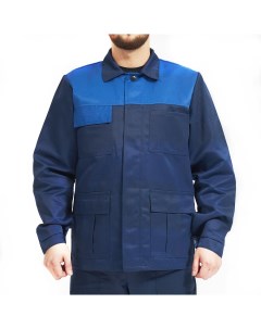 Куртка рабочая 56 58 рост 182 188 см темно синяя Мастер