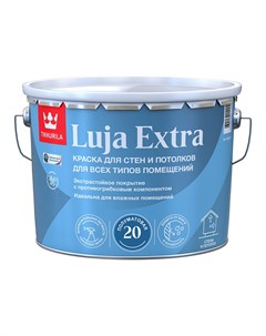 Краска моющаяся Luja Extra полуматовая база С бесцветная 9 л Tikkurila