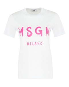 Хлопковая футболка Msgm