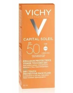 Капиталь Идеал Солей Эмульсия для лица матирующая солнцезащитная SPF50 50мл Vichy