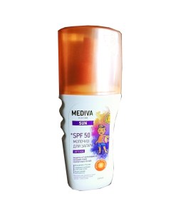 Sun молочко для загара детское spf 50 150мл Mediva