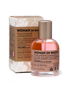 Парфюмерная вода женская Woman in White юзу жасмин ваниль 50 0 Vegan love studio