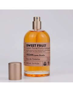 Туалетная вода женская Sweet Fruit личи пирожное айва белый шоколад 100 0 Vegan love studio