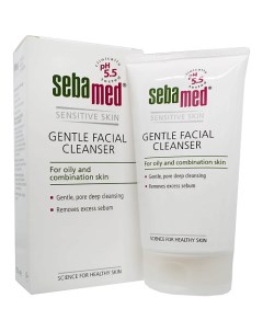 Гель для умывания Gentle Facial Cleanser для жирной и комбинированной кожи 150 0 Sebamed
