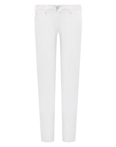 Брюки из хлопка и льна Jacob cohen