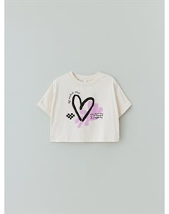Укороченная футболка для девочек Sela