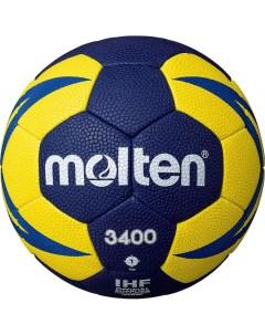 Мяч гандбольный 3400 H1X3400 NB р 1 сертификат IHF Molten