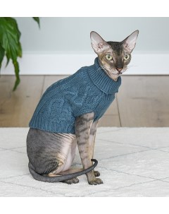 Свитер для кошек и собак Bloom голубой XL Lelap одежда