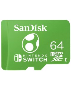 Карта памяти MicroSDXC 64GB SDSQXAO 064G GN6ZN for Nintendo Switch Sandisk
