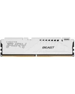 Модуль памяти DDR5 16GB KF560C40BW 16 Beast White XMP 6000MHz CL40 1RX8 1 35V 16Gbit Kingston fury