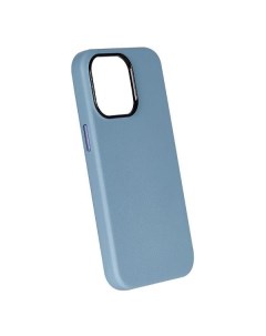 Чехол Leather Co для iPhone 13 Pro небесно голубой для iPhone 13 Pro небесно голубой Leather co