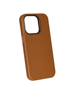 Чехол Leather Co для iPhone 15 Pro коричневый для iPhone 15 Pro коричневый Leather co