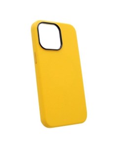 Чехол Leather Co для iPhone 15 Pro желтый для iPhone 15 Pro желтый Leather co