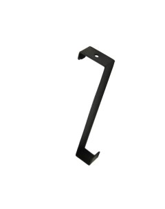 Крючок на дверь Basic 2 5x18 см цвет черный Spaceo