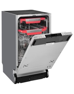 Встраиваемая посудомоечная машина GIM 4578 узкая ширина 44 8см полновстраиваемая загрузка 10 комплек Kuppersberg