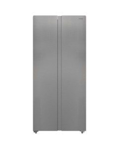 Холодильник двухкамерный CS5083FIX Side by Side инверторный нержавеющая сталь Hyundai
