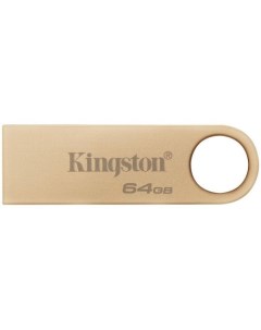 Флешка USB DataTraveler SE9 64ГБ USB3 0 золотистый Kingston