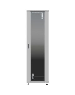 Шкаф серверный R42U6060GS напольный стеклянная передняя дверь 42U 600x1987x600 мм Ntss