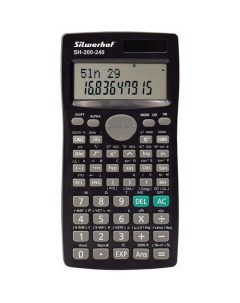 Калькулятор SH 200 240 10 разрядный черный Silwerhof