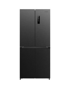Холодильник трехкамерный CM4541F Total No Frost Side by Side инверторный черная сталь Hyundai