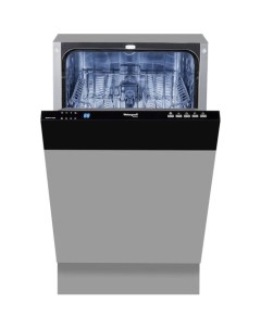 Встраиваемая посудомоечная машина BDW 4134 D узкая ширина 44 8см полновстраиваемая загрузка 9 компле Weissgauff