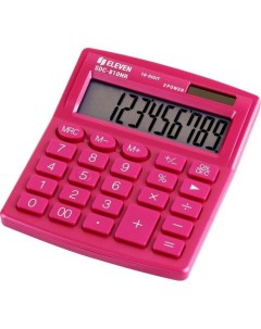 Калькулятор SDC 810NR 10 разрядный розовый Eleven