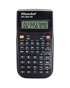 Калькулятор SH 200 56 10 разрядный черный Silwerhof