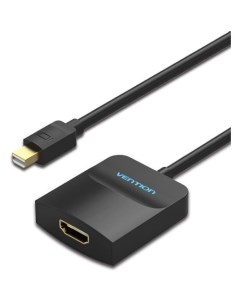 Адаптер видео HBCBB miniDisplayport m HDMI f ver 1 4 0 15м GOLD черный Vention