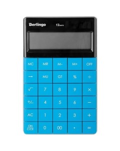 Калькулятор Power TX CIB_100 12 разрядный синий Berlingo