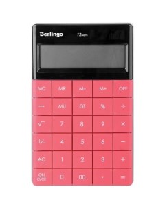 Калькулятор Power TX CIP_100 12 разрядный темно розовый Berlingo