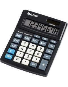 Калькулятор Business Line CMB801 8 разрядный черный Eleven