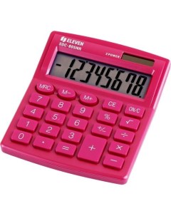 Калькулятор SDC 805NR 8 разрядный розовый Eleven