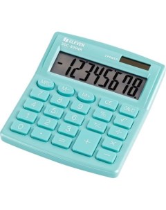 Калькулятор SDC 805NR 8 разрядный бирюзовый Eleven