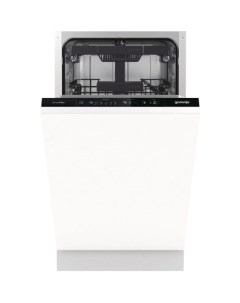 Встраиваемая посудомоечная машина GV561D10 узкая ширина 44 8см полновстраиваемая загрузка 11 комплек Gorenje