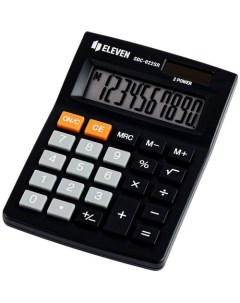 Калькулятор SDC 022SR 10 разрядный черный Eleven