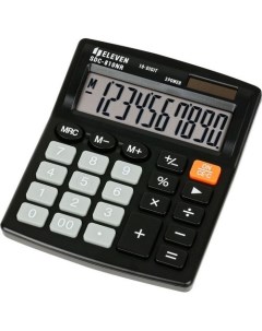 Калькулятор SDC 810NR 10 разрядный черный Eleven