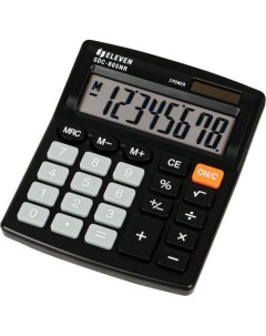 Калькулятор SDC 805NR 8 разрядный черный Eleven