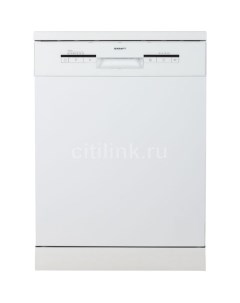 Посудомоечная машина KF FDM606D1402W полноразмерная напольная 59 8см загрузка 14 комплектов белая Крафт