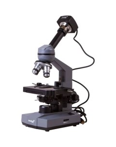 Микроскоп D320L Plus цифровой биологический 40 1600x на 4 объектива черный Levenhuk