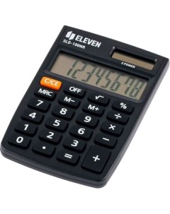 Калькулятор SLD 100NR 8 разрядный черный Eleven