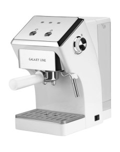 Кофеварка GL 0756 рожковая белый Galaxy line