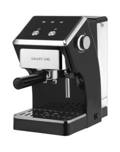 Кофеварка GL 0756 рожковая черный Galaxy line