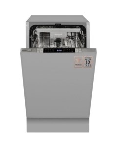 Встраиваемая посудомоечная машина BDW 4150 Touch DC Inverter узкая ширина 44 8см полновстраиваемая з Weissgauff