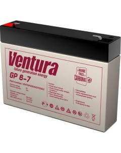 Аккумуляторная батарея для ИБП GP 6 7 6В 7Ач Ventura