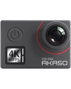 Экшн камера V50 Elite аквабокс 4K WiFi серый Akaso