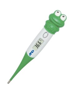 Термометр электронный DT 624 Лягушка зеленый A&d